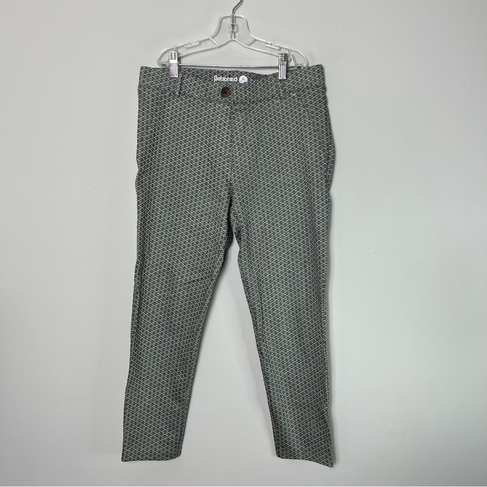 Betabrand Pull on Stretch Patterned Pants *535